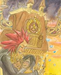 Sea Salt Trio Reunion for the KH Worlds Connected fanzine